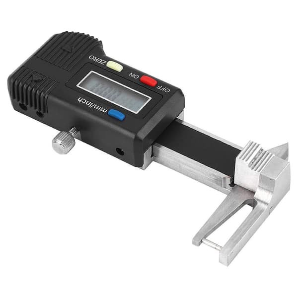 Mikro Elektronisk Digital Display Trippel Bruk Linjal Tykkelsesmåler Kaliper Gauge 0~25mm