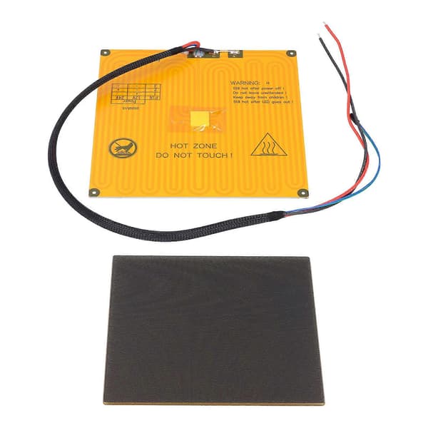 3D Printer Opvarmet Seng Glasplade Aluminium Substrat Varmeplade 1,5 mm Tykkelse 220 mm 12V