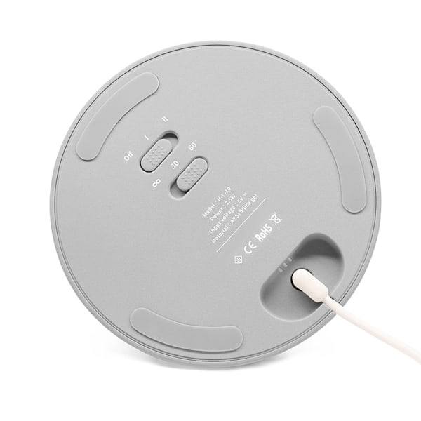 Silikone LED Snebjerg Lys Touch Natlampe med Sengelampe N