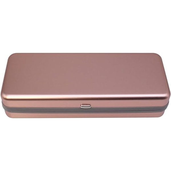 Trendy Aluminium Brilleglas Etui Pink