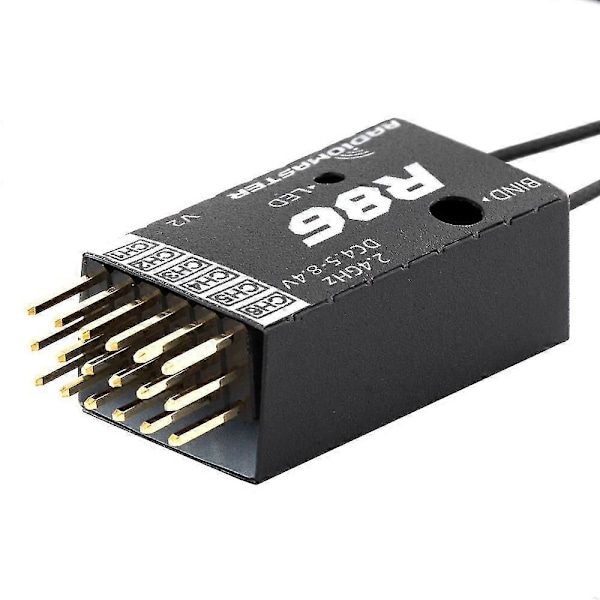 Radiomaster R86 V2 6CH Kompatibel PWM RC Mottaker for Frsky D8 D16 SFHSS Radiomaster TX12 T16S Trans