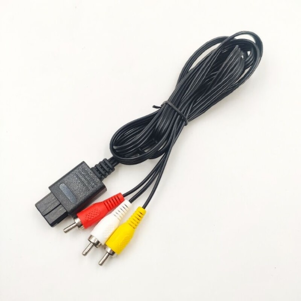 Komposittkabel, Stereo Audio Video AV RCA Strømkabel for Gamec