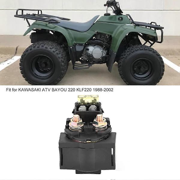 Starter Solenoid Relæ Passer til KAWASAKI ATV BAYOU 220 KLF220 1988-2002