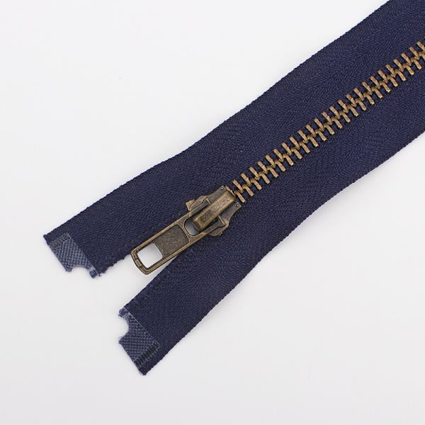 5# 19,6 tum Metallmässing Blixtlåsände 50cm Marinblå 19,6\" Jeans Blixtlås