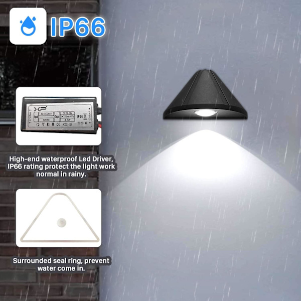 5W Ulkoseinävalaisin LED Vedenkestävä IP66 Moderni Metalli Ulko W