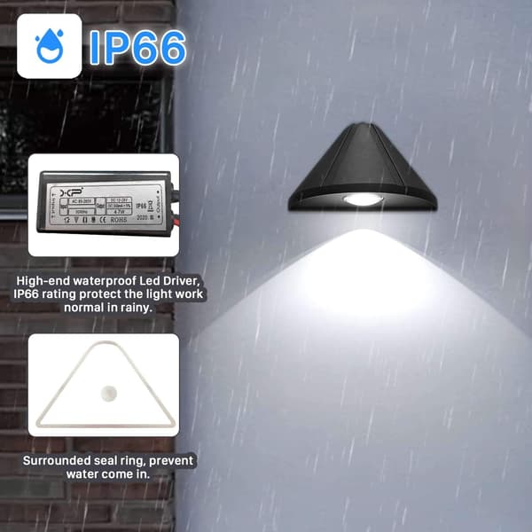 5W Utomhusvägglampa LED Vattentät IP66 Modern Metall Utomhus