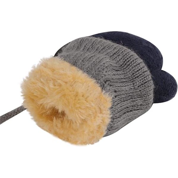##/0-3 År Toddler Magic Stretch Vantar Tjockt Plyschfodrade, Vinter Baby##/