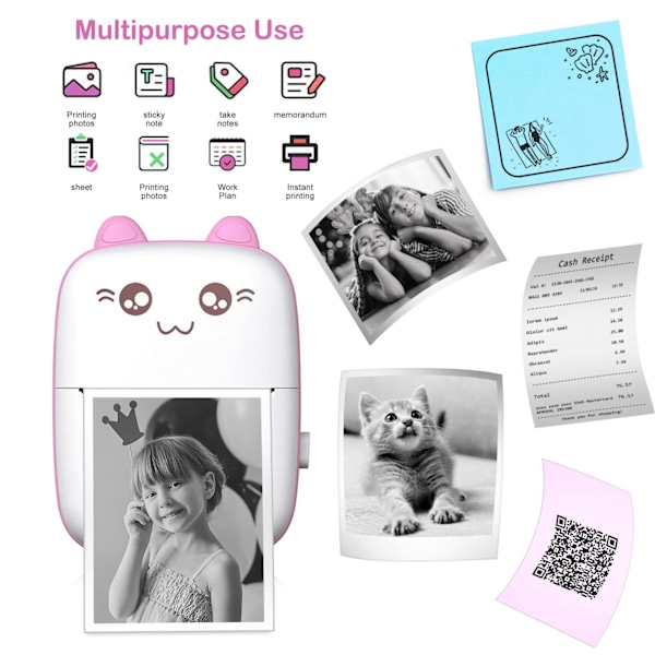 ##/Minifotoprinter til smartphone WiFi-printer##/