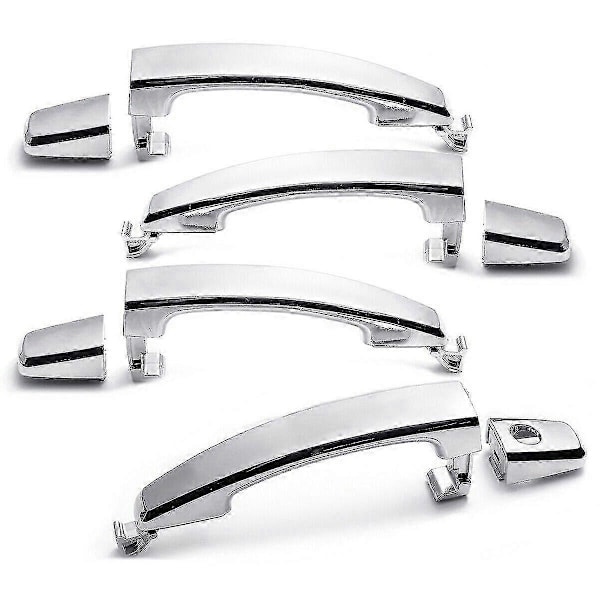 4 stk. krom ABS dørhåndtakdeksler for Captiva Sport/Aveo/Vue 96468254 96468266 96468266