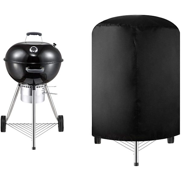 Rund BBQ-skydd, 210D Oxfordtyg Vattentätt BBQ-grillskydd, B