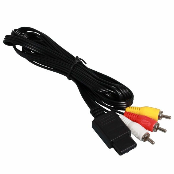 Komposittkabel, Stereo Audio Video AV RCA Strømkabel for Gamec