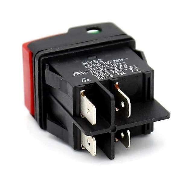 Industrielle elektriske trykknappbrytere, HY52 trykknapp for mekanisk enhetsbryter 4 pinner med