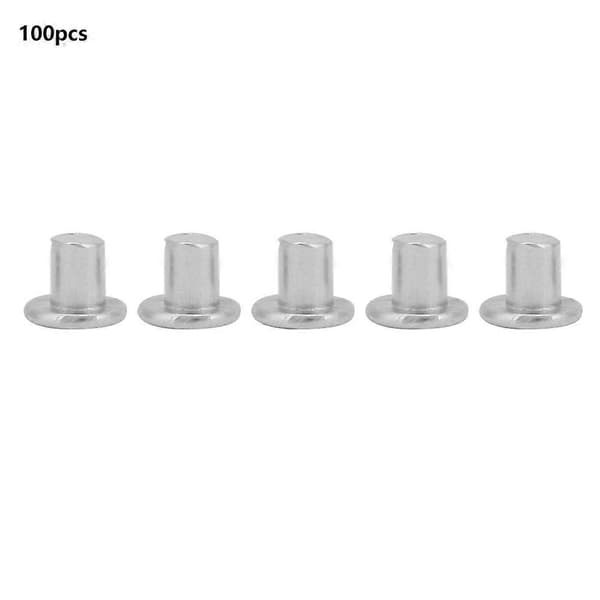 100 stk. M2.5*3/4/5mm Senkhode Aluminium Nagler Forsenket Solid Nagler (M2.5*3)