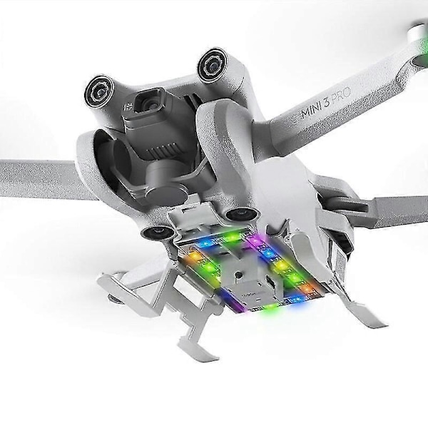STARTRC LED Nattfly Høydejusterbart Sammenleggbart Landingsunderstell med Blinklys for DJI Mini 3 PRO