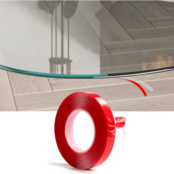 Klar silikon tätningslist (3 meter för 6 mm x 1 mm sömlös ultra