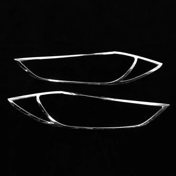 2 stk. Bil Eksteriør Frontlykt Deksel Frontlys Lampe Trim Passer for HYUNDAI Elantra 2018-2019