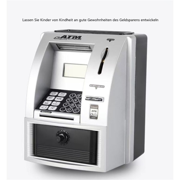 Säästöpossu luova säästöpossu ATM-simulaatio mini-ATM