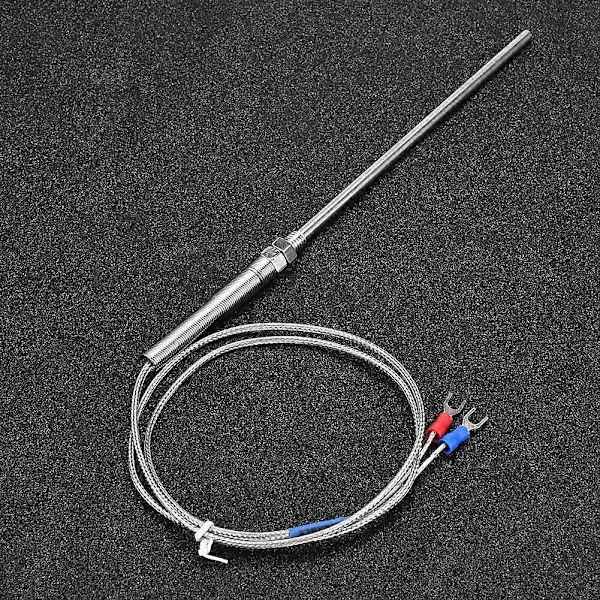 M8 Gänga Typ K Termoelement 150mm Sond Temperatursensor Kabel 0-400 (1 m)