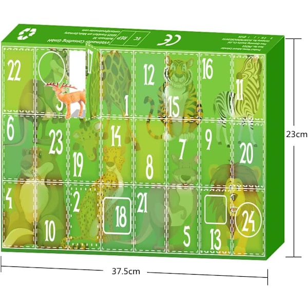 Julekalender, 24 dages juleblindboks, dyr