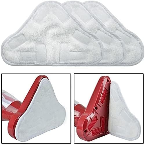 Sett med 6 vaskbare mikrofiberkluter for H2O H20 X5 dampmopp