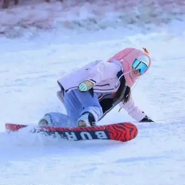 Skihansker for barn, vindtette, vanntette ridehansker, skihansker med antiskli Cyan*blue