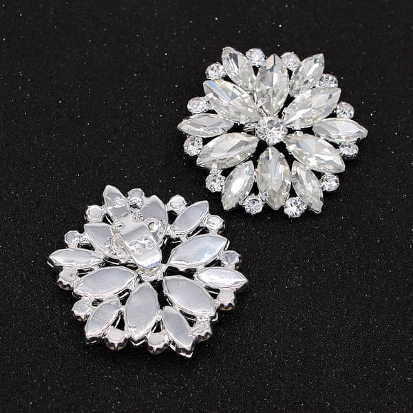 ##/Rhinestone-sko-klämmor Eleganta Färger Legering Blomma Kristall Sko Spänne Klämmor för Skor Dekoration Spänne Bröllop Tillbehör##/