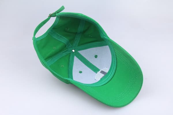 En Grøn Super Mario Bomuldsbroderet Hat, Voksen Størrelse (55-60cm)