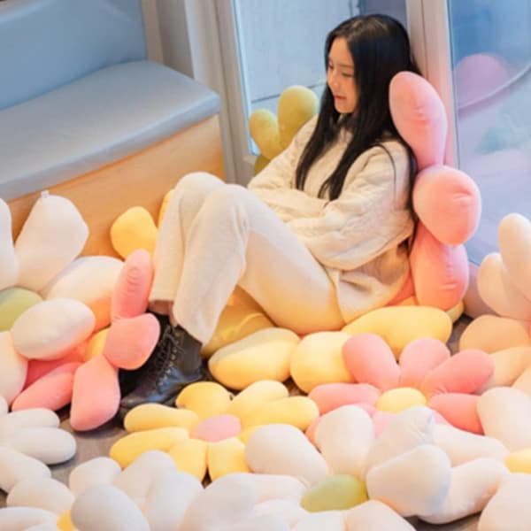 Daisy-lattiatyyny söpö ylivoimainen tuolin tyyny Koti sisustus Lapset
