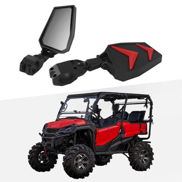 1.75in UTV Sidespejl i Aluminium Sort Udskiftning til Arctic Cat Wildcat