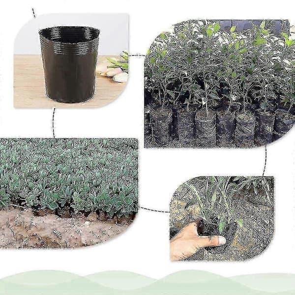 500 Stykker Plantefrøpotte Plastik Plantepropageringsbeholdere 8cmx8cm