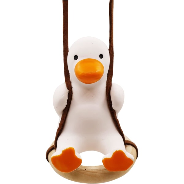 Duck Car Accessories Hengende Ornament, Super Cute Swing Ducks Rea
