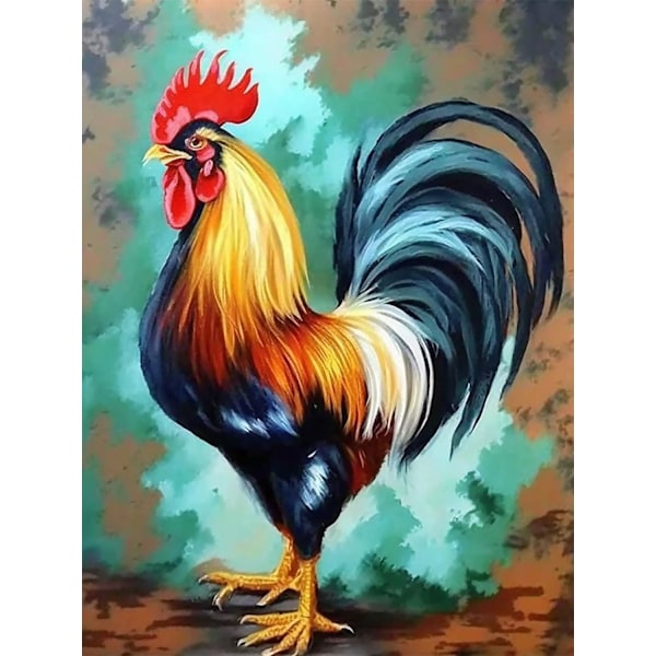 ##/5D timanttimaalaus DIY timanttimaalaus (30*40cm), kukko##/