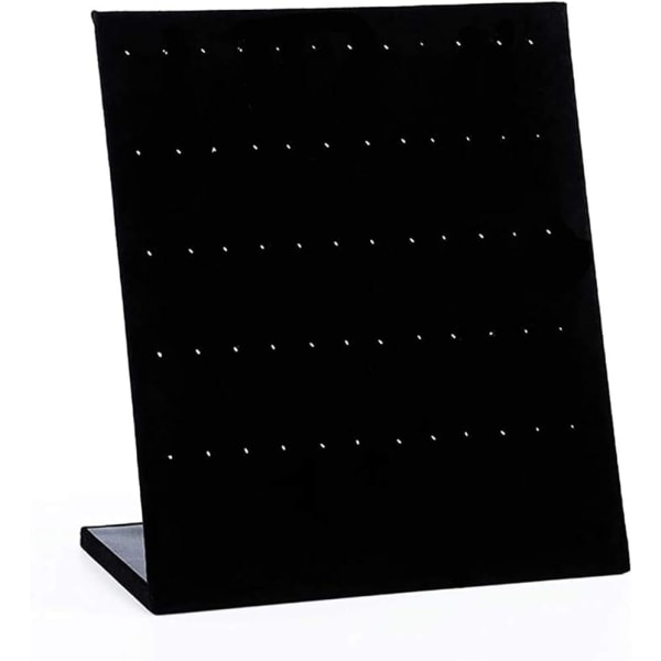 Black Velvet 60 Hole Earring Holder