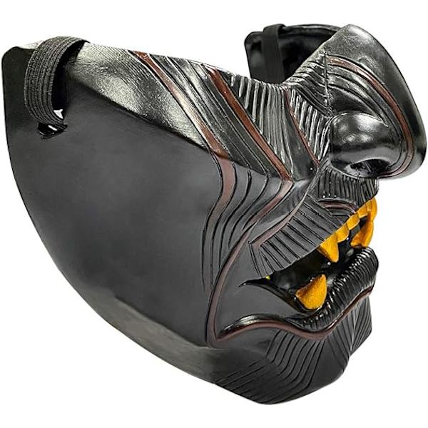Ghost Mask of Tsushima Jin Sakai Cosplay Halvmaske Resin Samurai