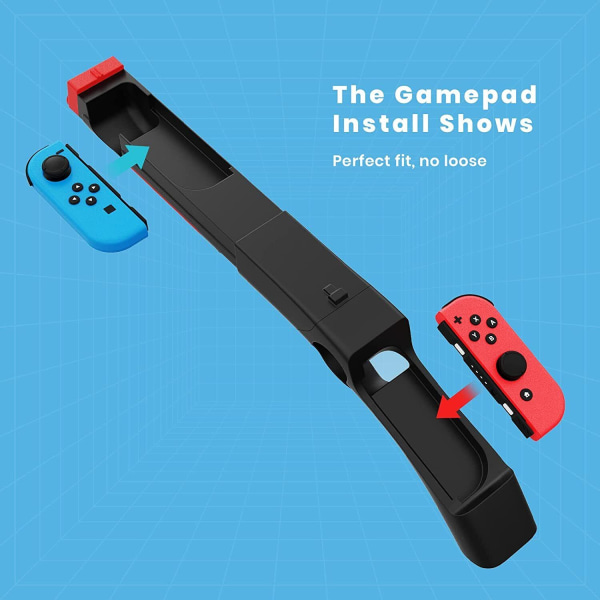 Shooting Gun Handle Grip för Nintendo Switch Controller Joy-