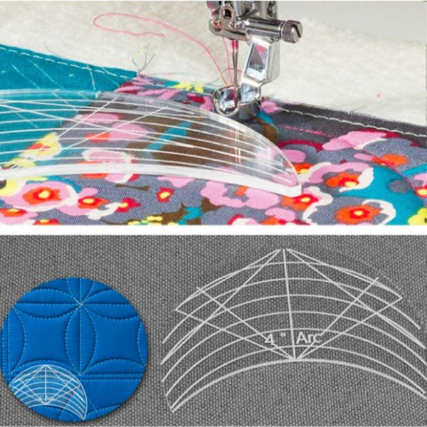 Patchwork Lineal DIY Fleksibel Praktisk Quilting Skrædder Håndværk Syning Patchwork Lineal til Husholdning 1