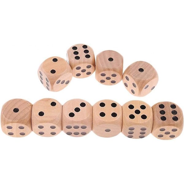 /#/Øjenterninger træspil terninger 20 mm 18 stykker/#/
