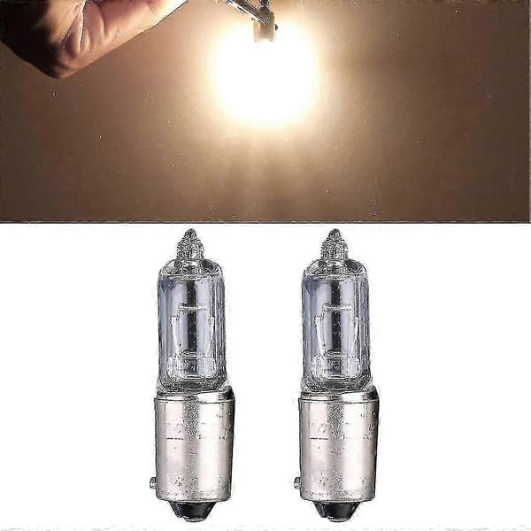 2 stk. Bay9s H21w Halogen Lyspære Backup Indikator Tåkelys Bil Lampe 12v 1.9a 250lm