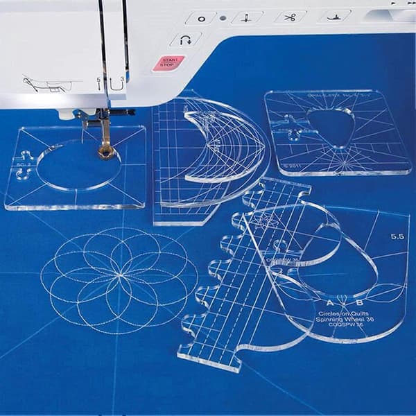 Patchworklinjal DIY Flexibel Bekväm Quilting Skräddare Hantverk Sömnad Patchworklinjal för Hushåll 3