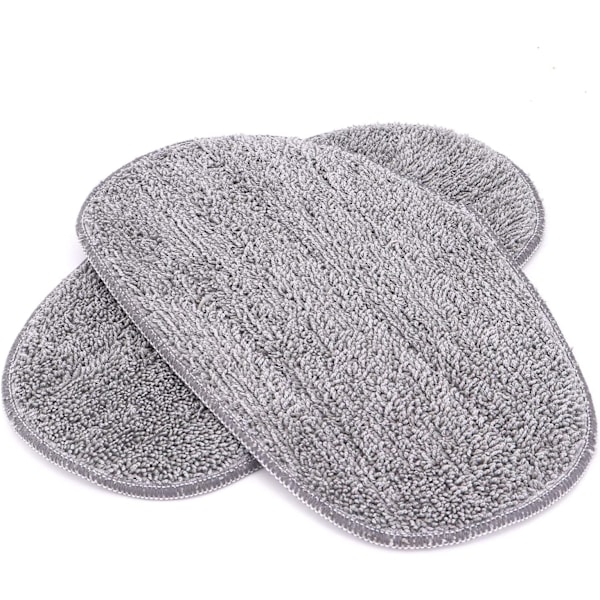 ##/Sett med 5 Mikrofiber-Erstatningsputer for Leifheit CleanTenso Dampmopp##/