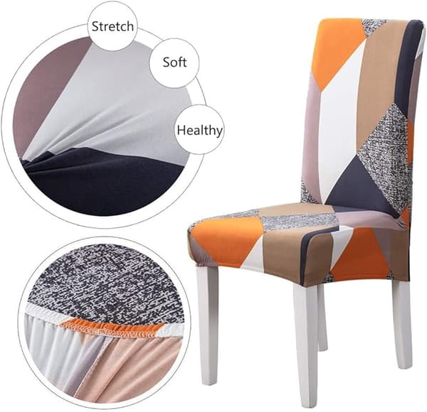 Ruokailutuolin Päällinen (Kuutio, 4 kpl), Moderni Elastisen Kestävä