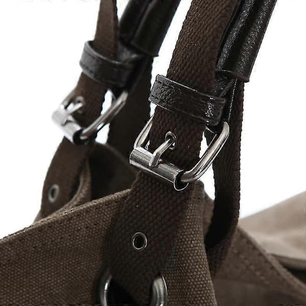 Dam Handväskor Plånböcker Canvas Väskor Casual Messenger Väskor Stora Handväskor 8 Färger Khaki