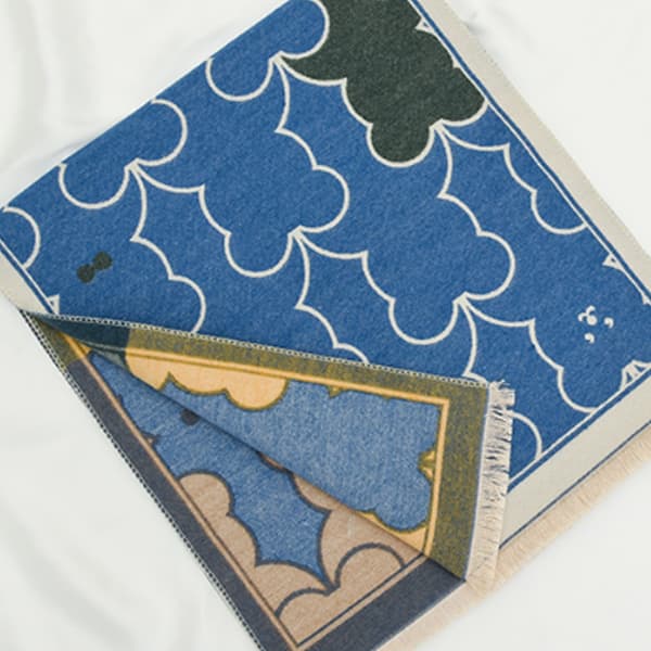 Søtt tegneserie barn høst og vinter varmt skjerf, 140x32cm