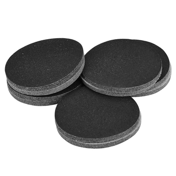 50 st Kardborre 75mm Slippapper Slippolering Papper Pads Slipande Sandpapper (#180)