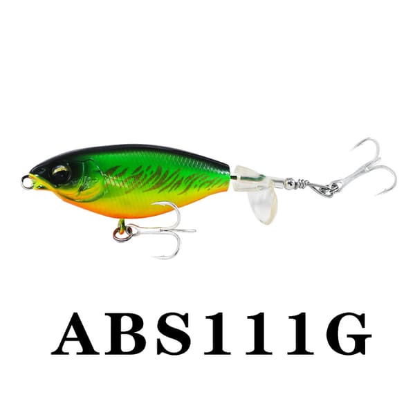 Kunstig agn fiskeagn med propell toppagn 12 stk