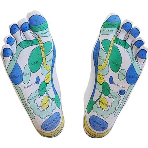 Reflekszonesoks, 1 par - Enkel refleksologi til hjemmet, reflekszoner