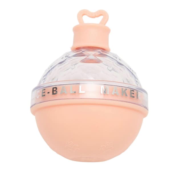 Isballform Myk Bunn Søt Form Rund Isform Maker for Vin Kaffe Frukt Te Rosa