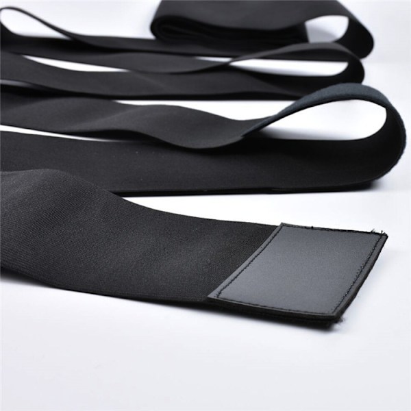 ##/Wrap Waist Trainer til Kvinder Wrap Waist Træningsbånd Sports Korset Sort##/