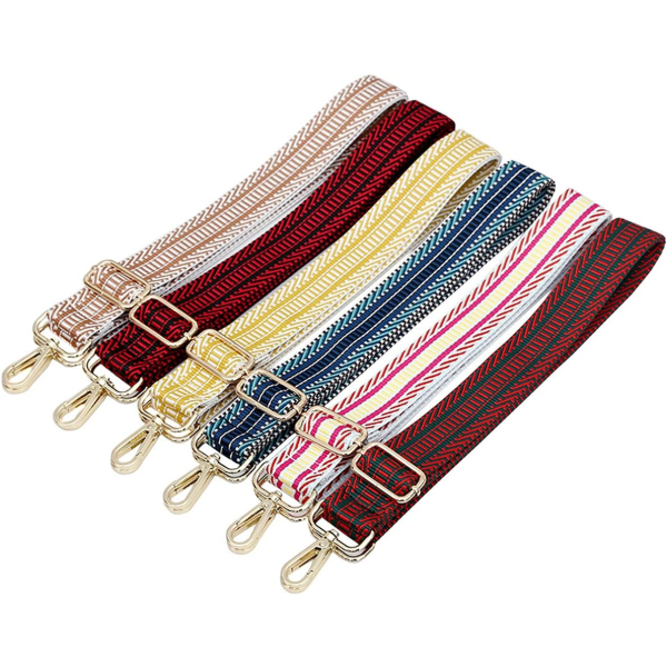 Justerbar 75-145cm Röd Handhållen Axelrem Lanyard Väska Handtag