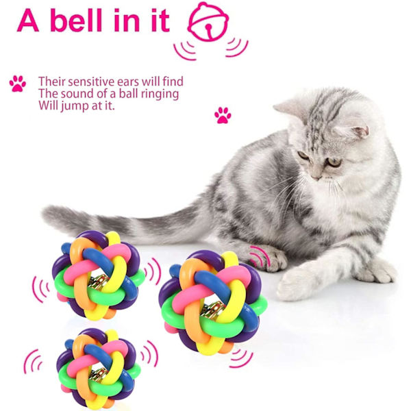 1 stycke kattboll, interaktiv kattboll, kattboll, kattungeleksak, In